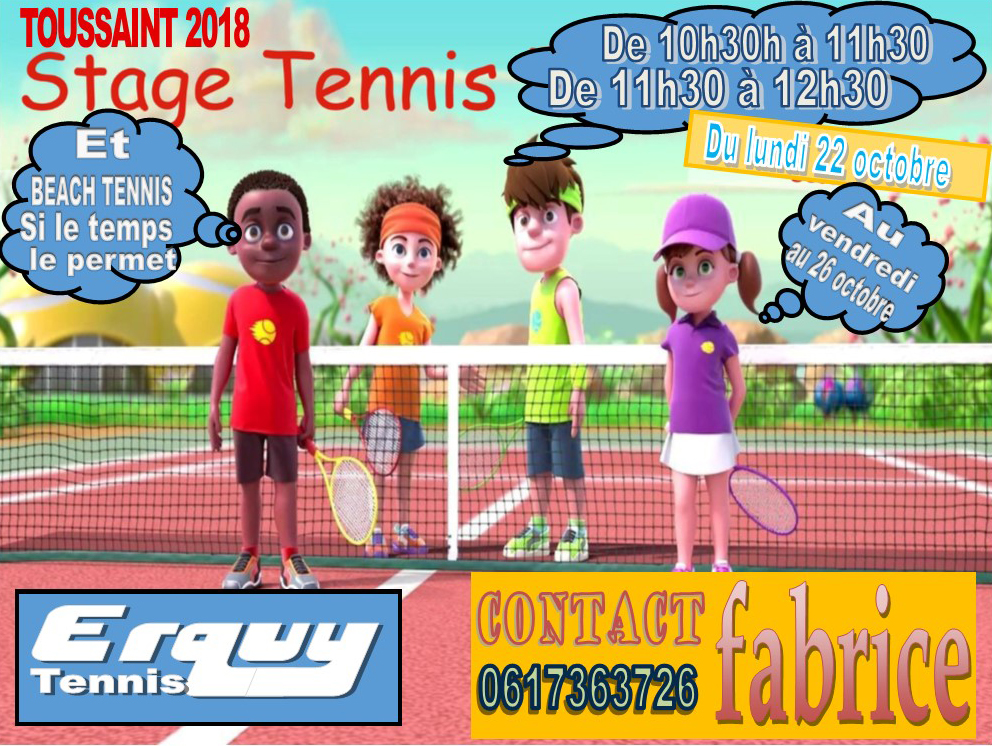 Stage Tennis Toussaint 2018